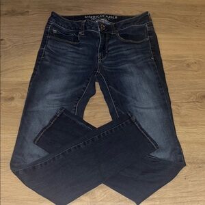 American Eagle Outfitters Blue Skinny Jeans Classic Style